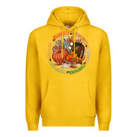 Lemon Bonfires flannels smores campfires pumpkin Premium Hoodie - NancyCooperArtShop