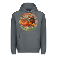 Rock Bonfires flannels smores campfires pumpkin Premium Hoodie - NancyCooperArtShop