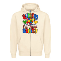 Autism Is Not A Disability It's A Different Abilit Zipper Hoodie | Teevron