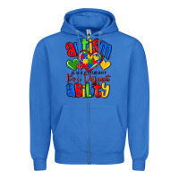True Royal autism is not a disability it's a different abilit Zipper Hoodie - LillyAllenDesigns