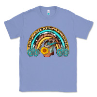 Colony Blue cowboy boots and hat rainbow Classic Tee - AdoDesignShop