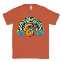Copper cowboy boots and hat rainbow Classic Tee - AdoDesignShop