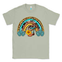 Matcha cowboy boots and hat rainbow Classic Tee - AdoDesignShop