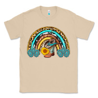 Mushroom cowboy boots and hat rainbow Classic Tee - AdoDesignShop