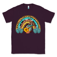 Plum cowboy boots and hat rainbow Classic Tee - AdoDesignShop