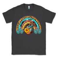 Smoke cowboy boots and hat rainbow Classic Tee - AdoDesignShop