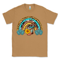 Toasted Coconut cowboy boots and hat rainbow Classic Tee - AdoDesignShop