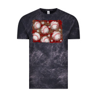 Cloud Black baseball christmas background Vintage Tee - AdoDesignShop