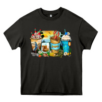 Asphalt louisiana coffee cups Heavy Core Tee - Zillion Design Studio