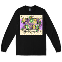 Black booze beads Long Sleeve Tee - MaliasSmallBusiness