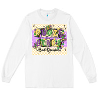 White booze beads Long Sleeve Tee - MaliasSmallBusiness