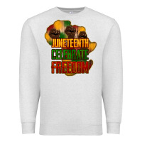 Oatmeal Heather juneteenth celebrate freedom Premium Sweatshirt - NancyCooperArtShop