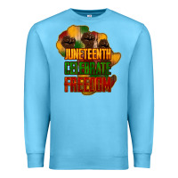 Ocean Blue juneteenth celebrate freedom Premium Sweatshirt - NancyCooperArtShop
