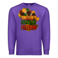 Purple juneteenth celebrate freedom Premium Sweatshirt - NancyCooperArtShop