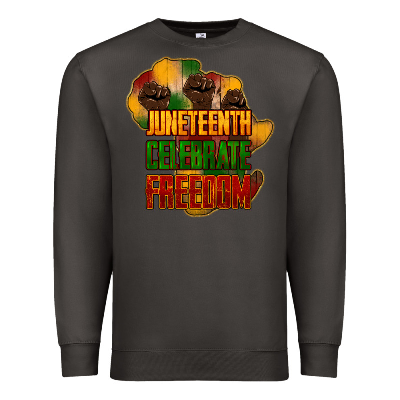 Juneteenth Celebrate Freedom Premium Sweatshirt by NancyCooperArtShop | Teevron