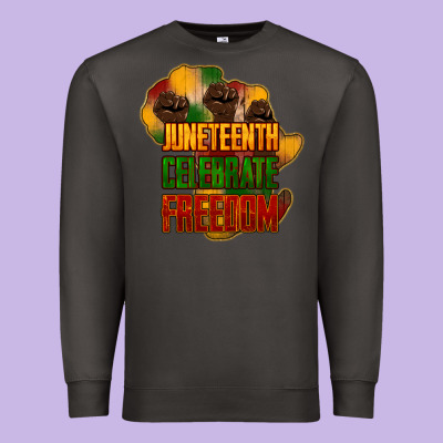 Juneteenth Celebrate Freedom Premium Sweatshirt Designed By Nancycooperartshop