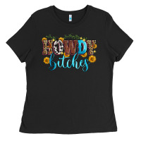 Black howdy bitches Ladies Tee - Zillion Design Studio