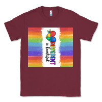 Burgundy different is beautiful Classic Tee - MaliasSmallBusiness