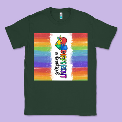 Different Is Beautiful Classic Tee Designed By Maliassmallbusiness