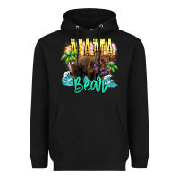 Black Mama bear summer Heavyweight Hoodie - NancyCooperArtShop