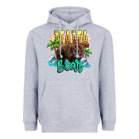 Heather Grey Mama bear summer Heavyweight Hoodie - NancyCooperArtShop