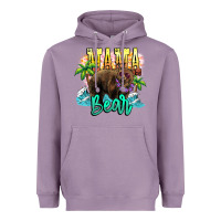 Lavender Mama bear summer Heavyweight Hoodie - NancyCooperArtShop