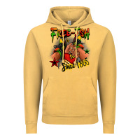 Vintage Mustard Free-ish since 1865 Juneteenth black girl sneakers Vintage Hoodie - RanaPortraitStore