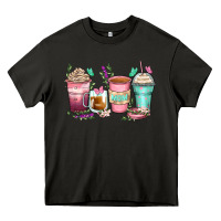 Asphalt mom coffee cups Heavy Core Tee - Zillion Design Studio