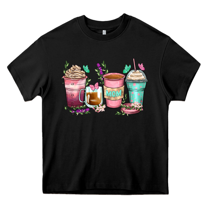 Mom Coffee Cups Heavy Core Tee by Zillion Design Studio | Teevron
