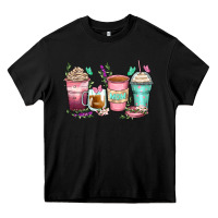 Black mom coffee cups Heavy Core Tee - Zillion Design Studio