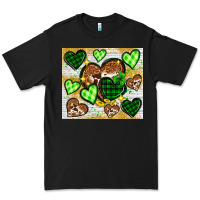 Black St. Patrick's Day hearts tumbler Premium Tee - Neo Western