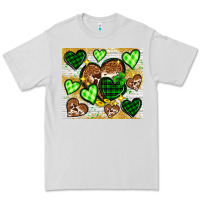 Dove Grey St. Patrick's Day hearts tumbler Premium Tee - Neo Western