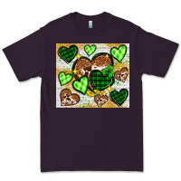 Plum St. Patrick's Day hearts tumbler Premium Tee - Neo Western
