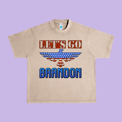 Let's Go Brandon Thunderbird Urban Heavy Tee Designed By Jasminsmagicworld