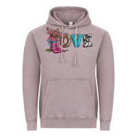 Vintage Zinc valentines day love and boots Vintage Hoodie - AdoDesignShop