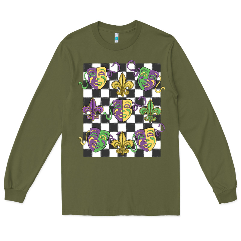 Mardi Gras Long Sleeve Tee by MaliasSmallBusiness | Teevron