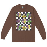 Chestnut mardi gras Long Sleeve Tee - MaliasSmallBusiness