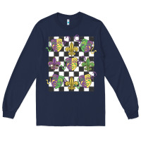 Navy mardi gras Long Sleeve Tee - MaliasSmallBusiness