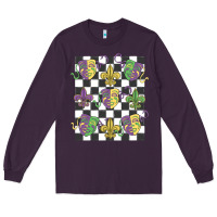 Plum mardi gras Long Sleeve Tee - MaliasSmallBusiness