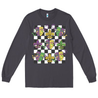 Smoke mardi gras Long Sleeve Tee - MaliasSmallBusiness