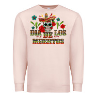 Pale Pink Dia De Los Muertos Premium Sweatshirt - texasbilliewilder