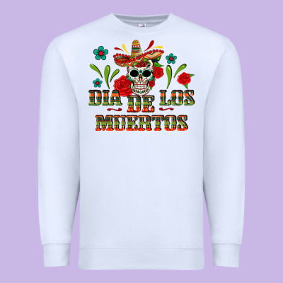 Dia De Los Muertos Premium Sweatshirt Designed By Texasbilliewilder