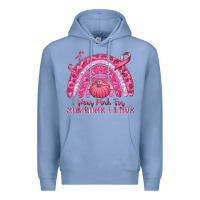 Colony Blue i wear pink for someone i love Premium Hoodie - texasbilliewilder