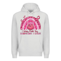 Dove Grey i wear pink for someone i love Premium Hoodie - texasbilliewilder
