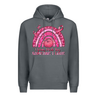 Rock i wear pink for someone i love Premium Hoodie - texasbilliewilder