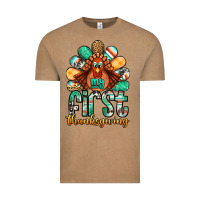Vintage Coffee my first thanksgiving turkey Vintage Tee - Jasminsmagicworld