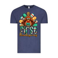 Vintage Denim my first thanksgiving turkey Vintage Tee - Jasminsmagicworld