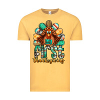 Vintage Mustard my first thanksgiving turkey Vintage Tee - Jasminsmagicworld