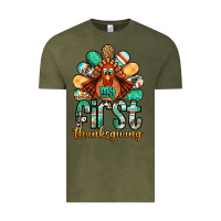 Vintage Olive my first thanksgiving turkey Vintage Tee - Jasminsmagicworld