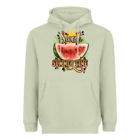 Matcha sweet summer time watermelon Heavyweight Hoodie - NancyCooperArtShop